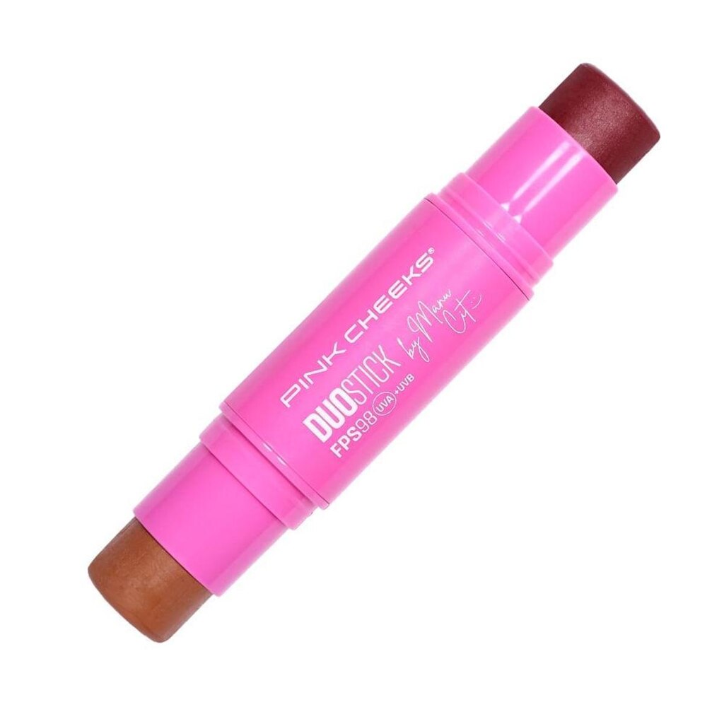 Bronzer e Blush Pink Cheeks Duo Stick by Manu Cit FPS 98 FPUVA 46 Rouge e Bronzer Duna