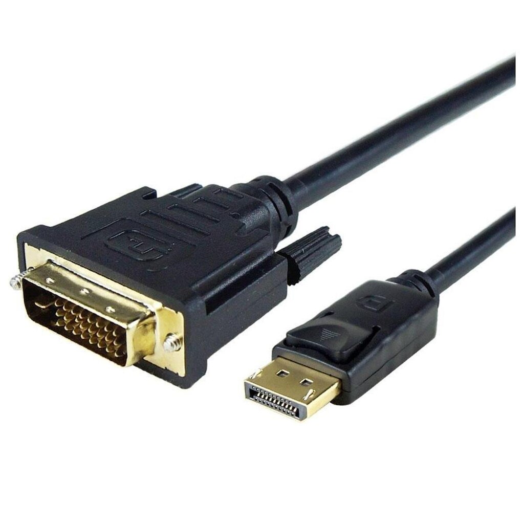 Cabo Adaptador Displayport Macho x DVI D Macho MD9, 1.8 Metros - 7728