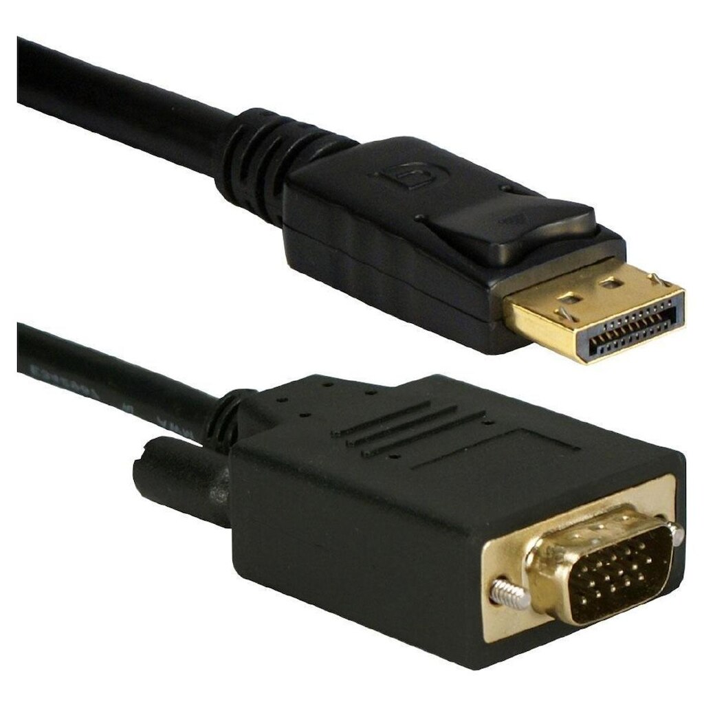 Cabo Adaptador Displayport Macho x VGA Macho MD9, 1.8 Metros - 7729