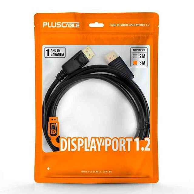 Cabo DisplayPort V1.2 PlusCable, 2 Metros - DP1220