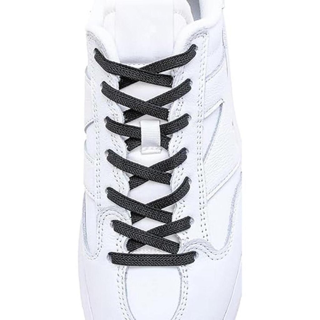 Cadarço Elástico Lock Laces - FLAT Preto