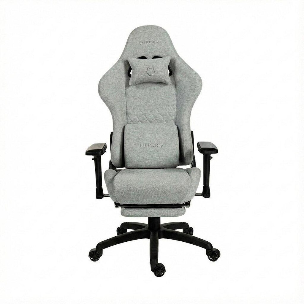 Cadeira Gamer Husky Tempest 4D, Até 145kg, Braços 4D, Almofadas, Reclinável 150º, Tecido