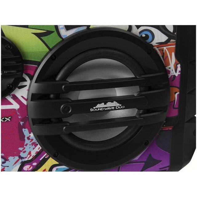 Caixa de Som Bluetooth Lenoxx CA 445 Portátil Amplificada 250W USB