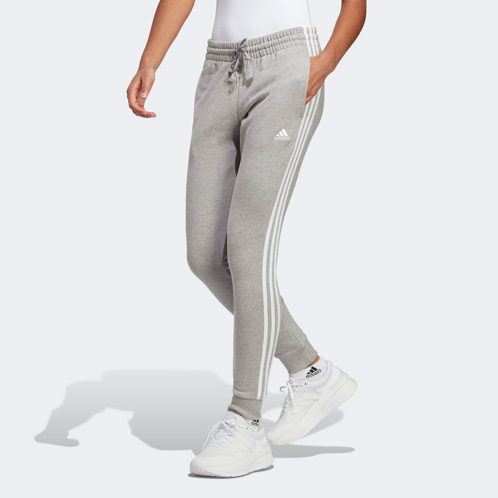 Calça Adidas 3 Listras Com Bolso Feminina