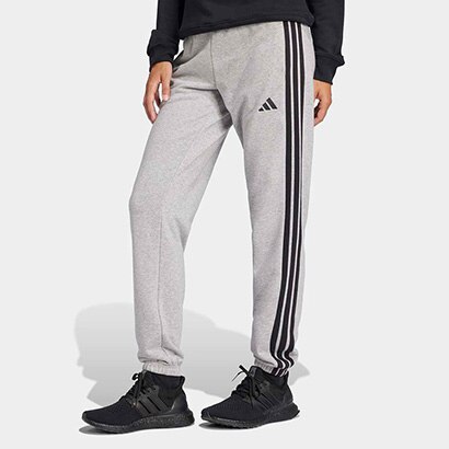 Calça Adidas French Terry 3 Stripes Feminina - Feminino