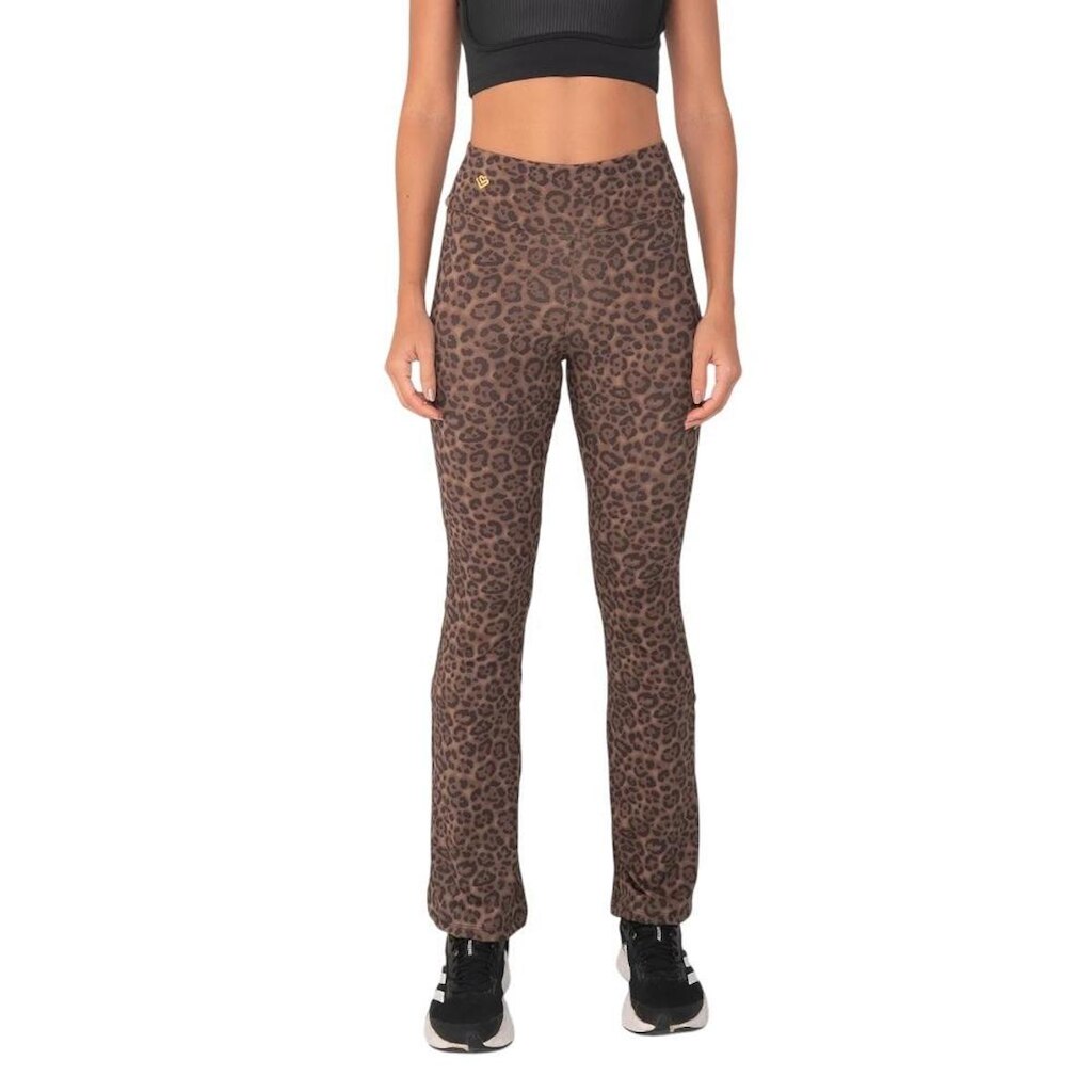 Calça Amei Sports Flare Com Bolso Interno - 40038