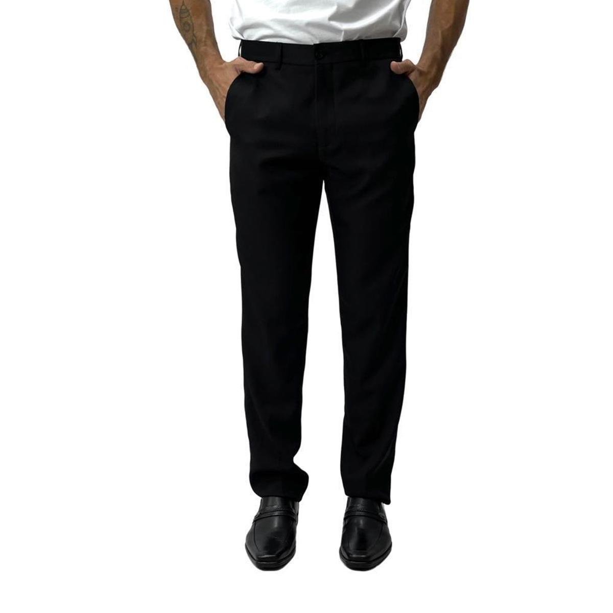 Calça Angelo Bertoni Social Skinny - Preto Menor preço em Calça Angelo Bertoni Social Skinny - Preto