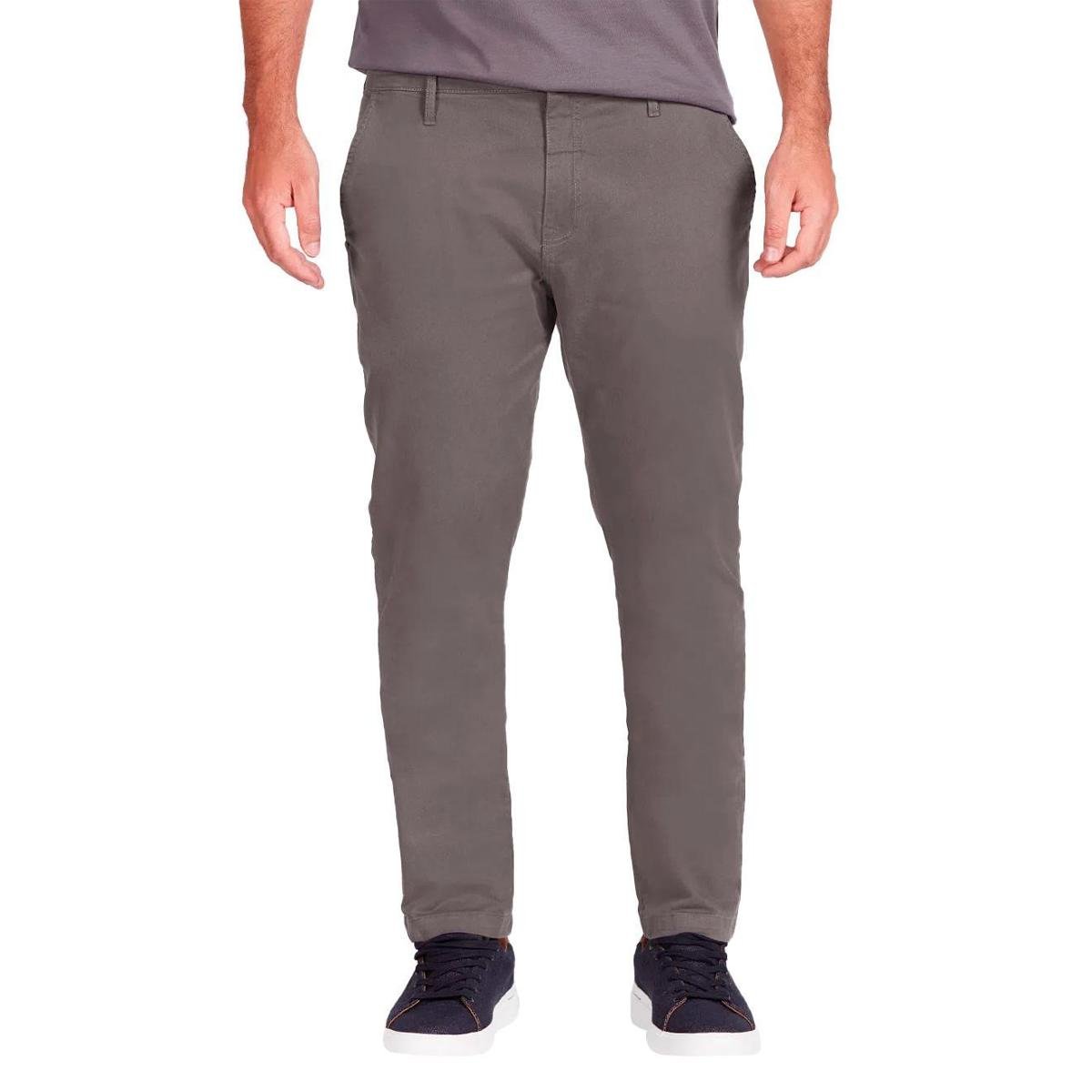 Calça Aramis Masculina Chino Regular Color Solid Grafite - Grafite Menor preço em Calça Aramis Masculina Chino Regular Color Solid Grafite - Grafite