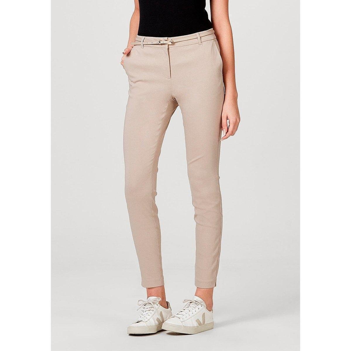 Calça Básica Feminina Alfaiataria - K0VU1HSI8 - Bege | Zattini