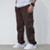 Calça Brack Cargo Baggy Marrom - Marrom