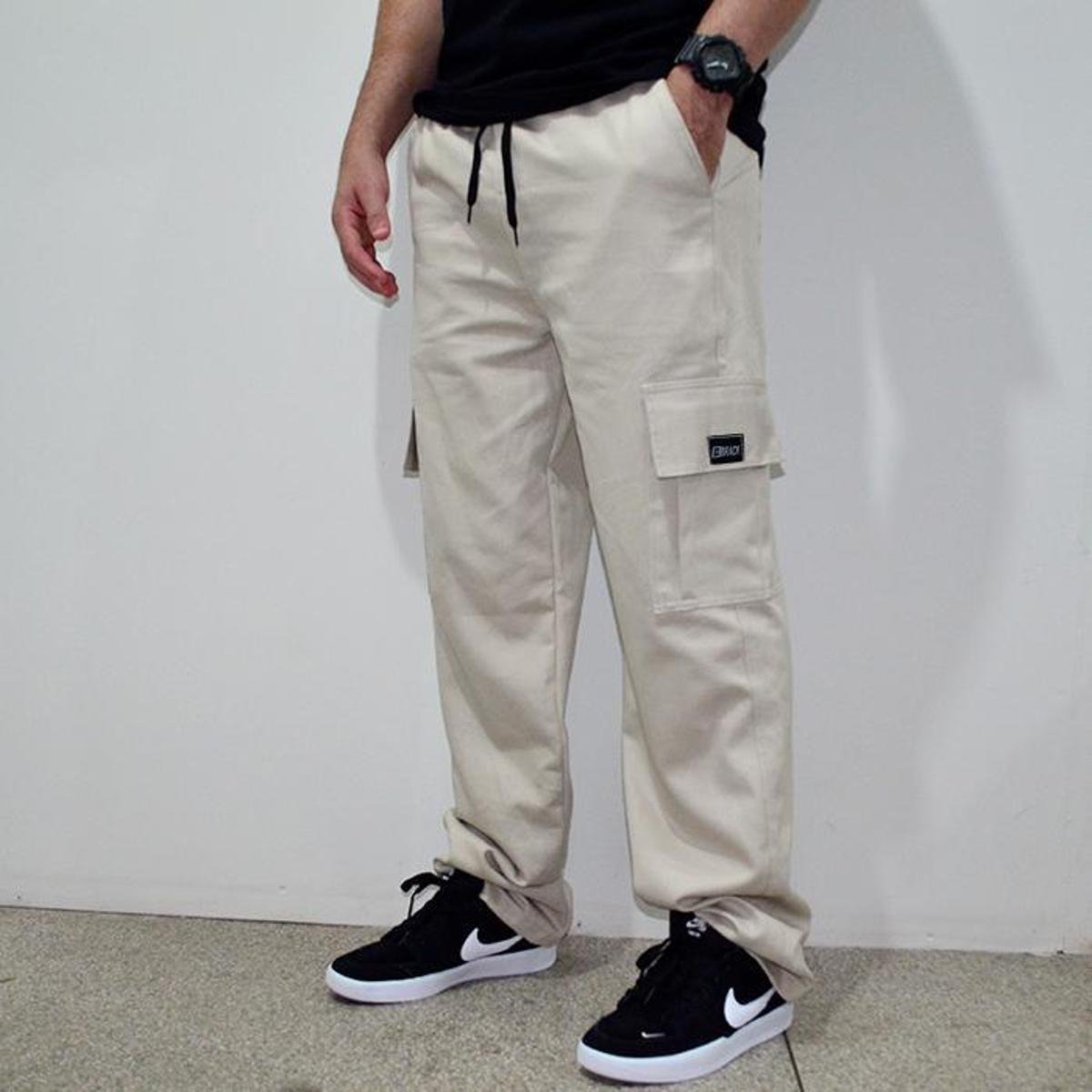 Calça Brack Regular Cargo Action Menor preço em Calça Brack Regular Cargo Action