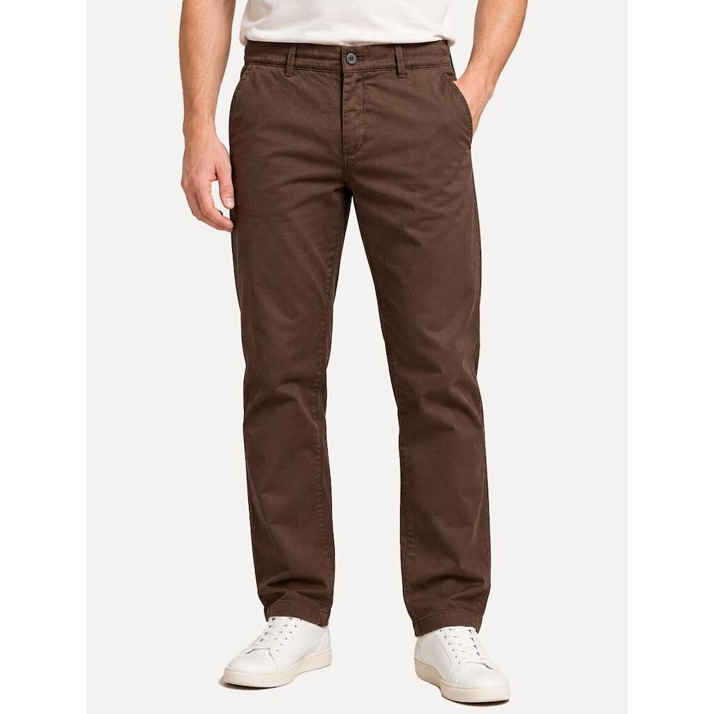 Calça Calvin Klein Jeans Masculina Viscose Linho Botão Marrom