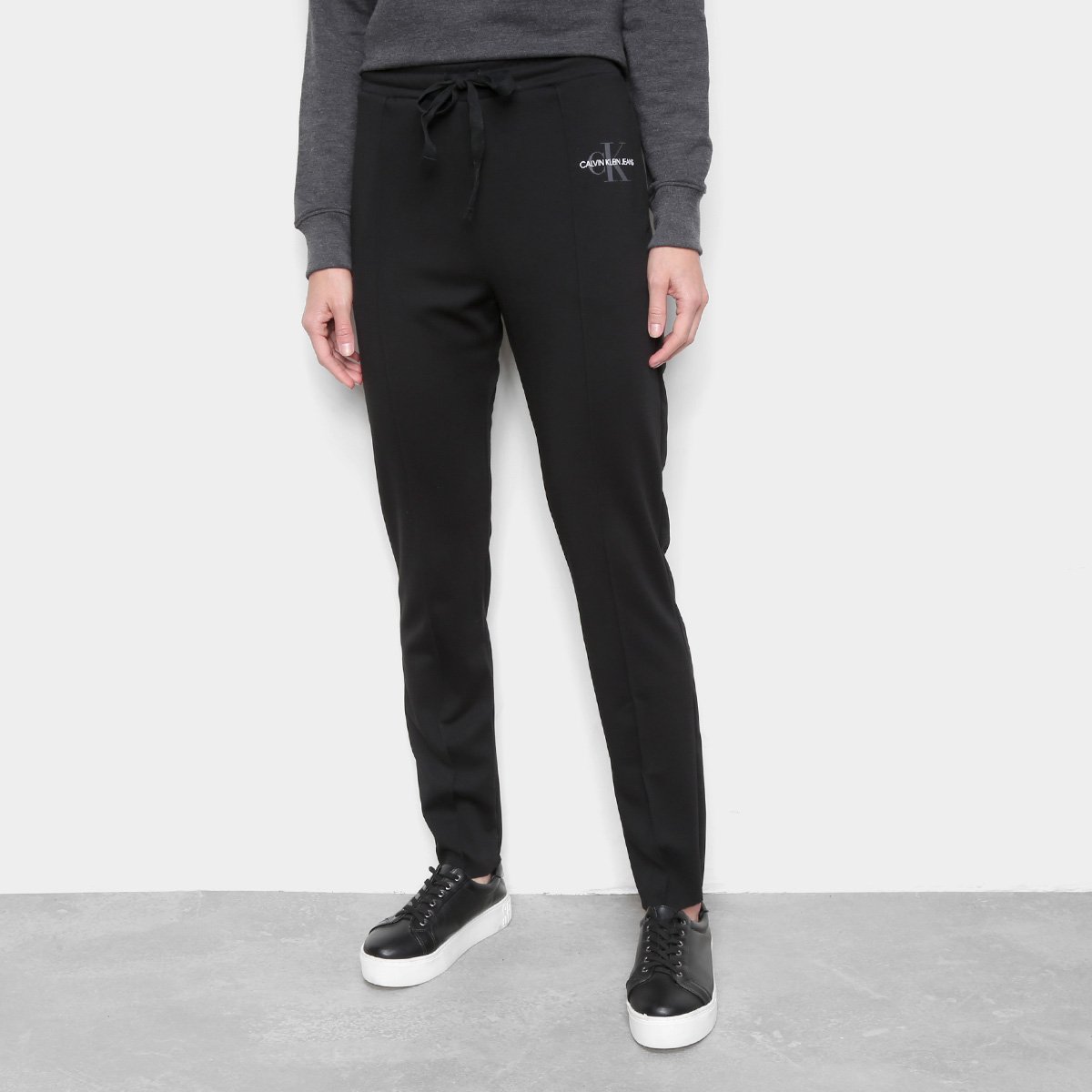 calça social calvin klein feminina