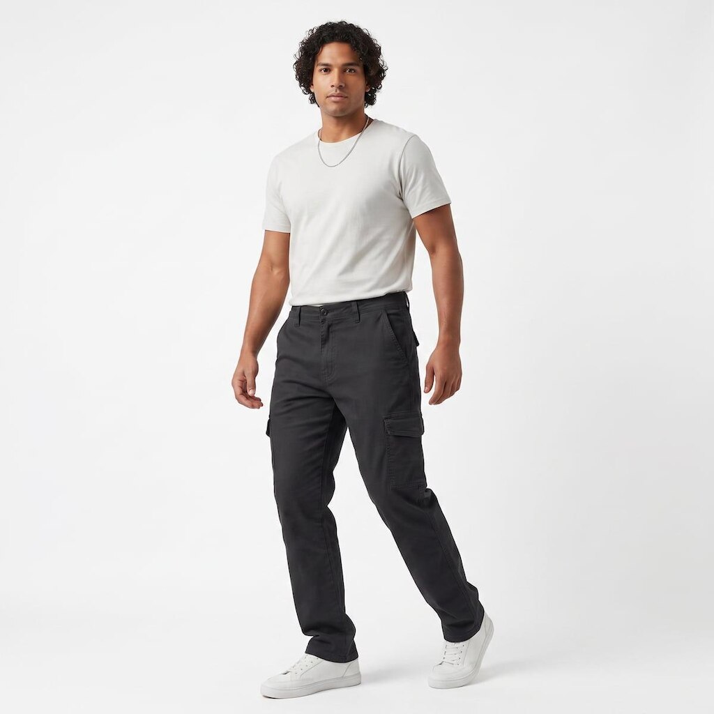 Calça Cargo Masculina Ouzzare Preto ZZ70886