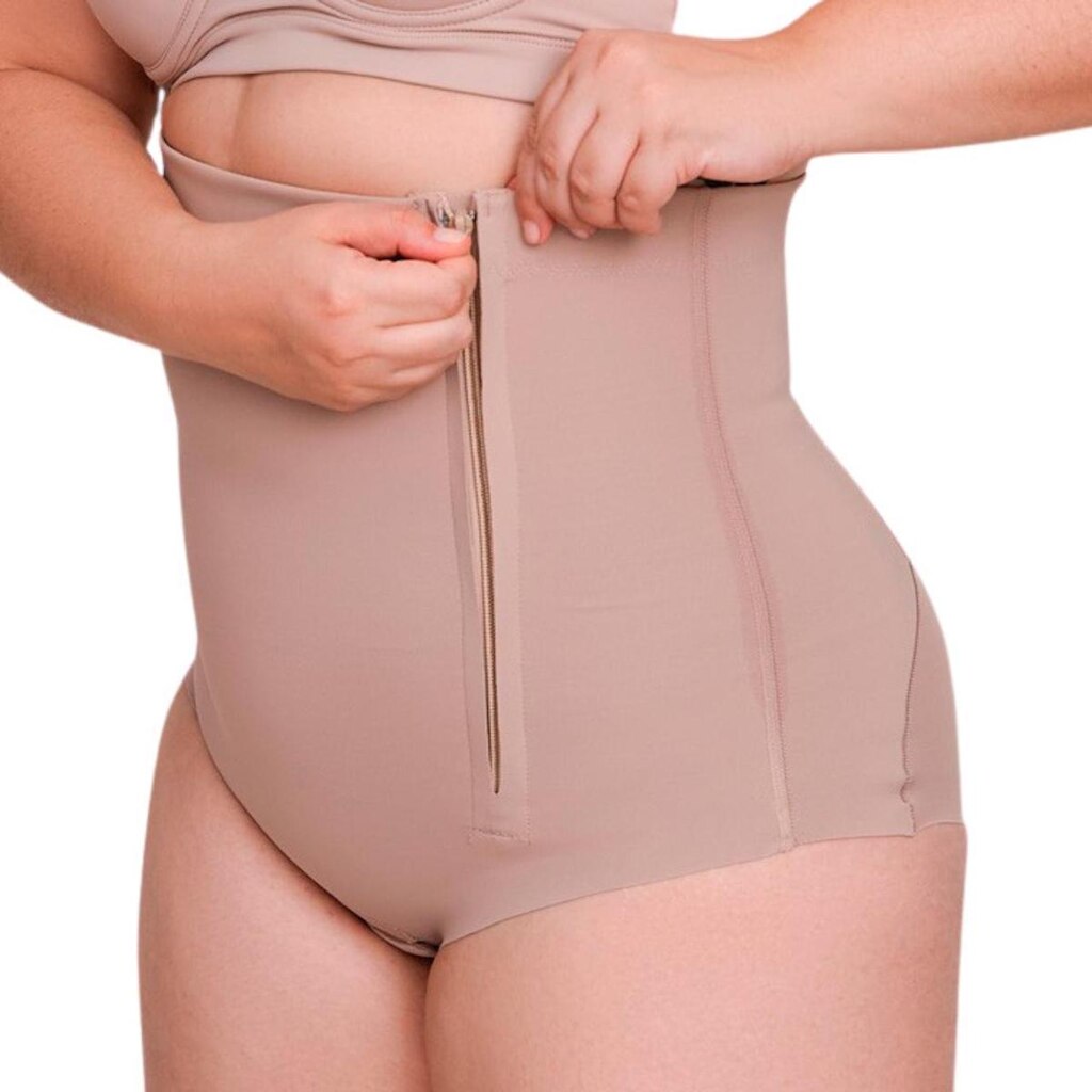 Calça Cinta Alta Maxima Compressão com Zíper Lateral Vi Lingerie 340587