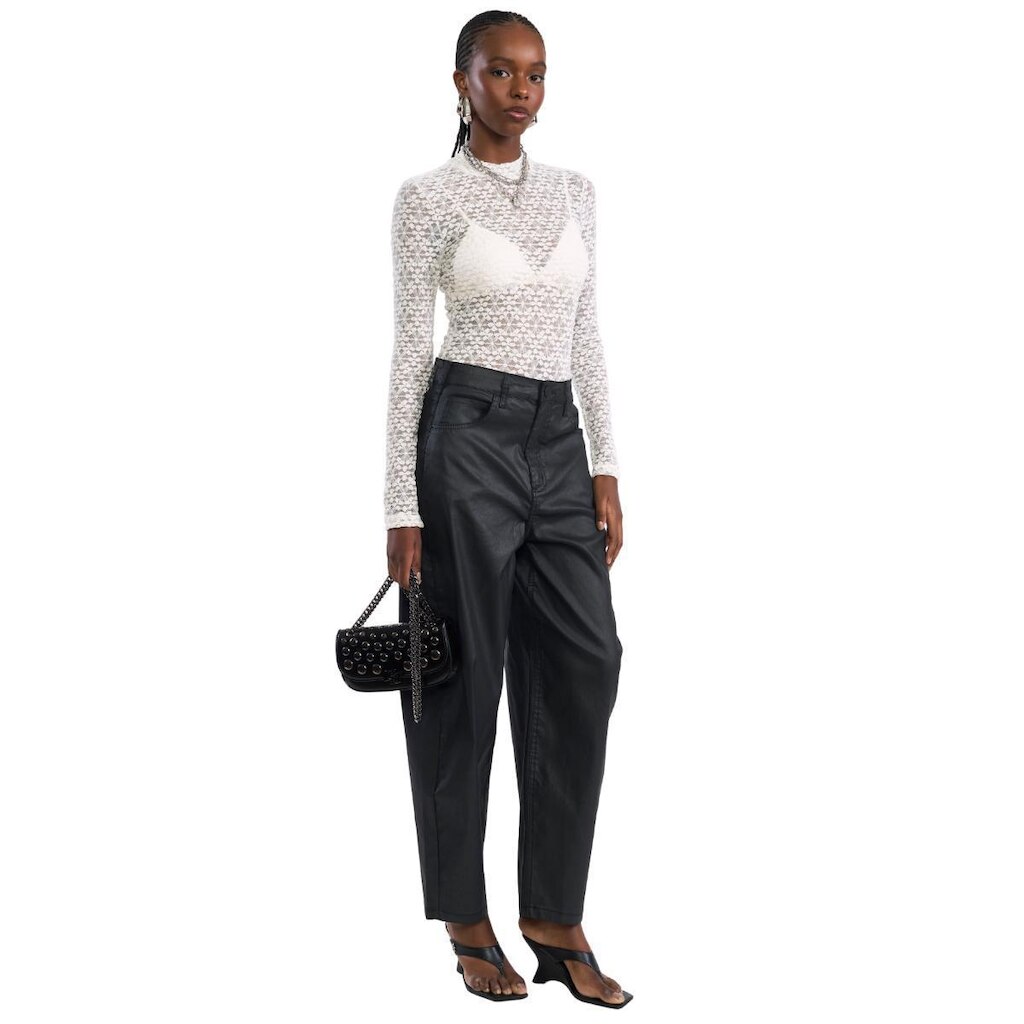 Calça Colcci Barril Resinada - Joana