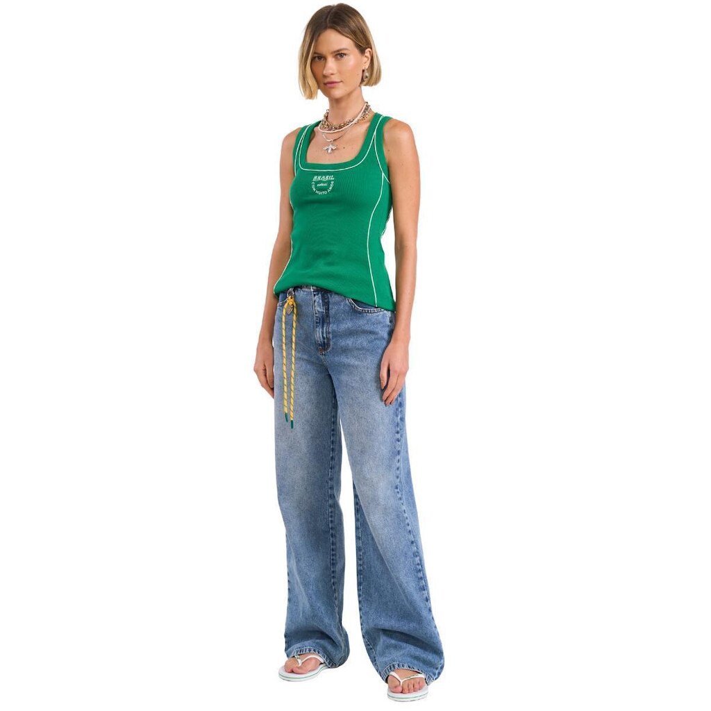 Calça Colcci Jeans Wide Leg Juliette