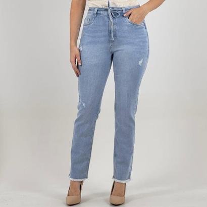 Calça Daksul Jeans Reta Feminina Zattini