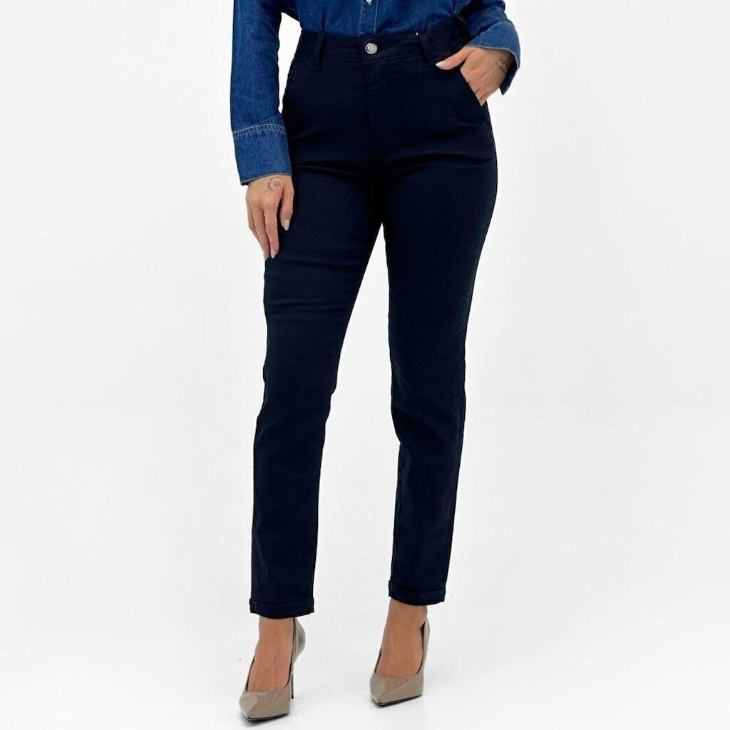 Calça Daksul Skinny em Sarja Feminina