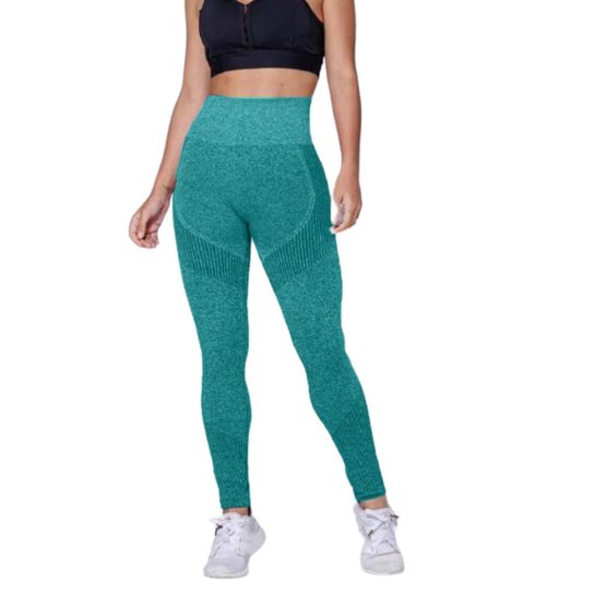 Calça de Academia Efeito empina BumBum Yoga Calça Longa Zattini