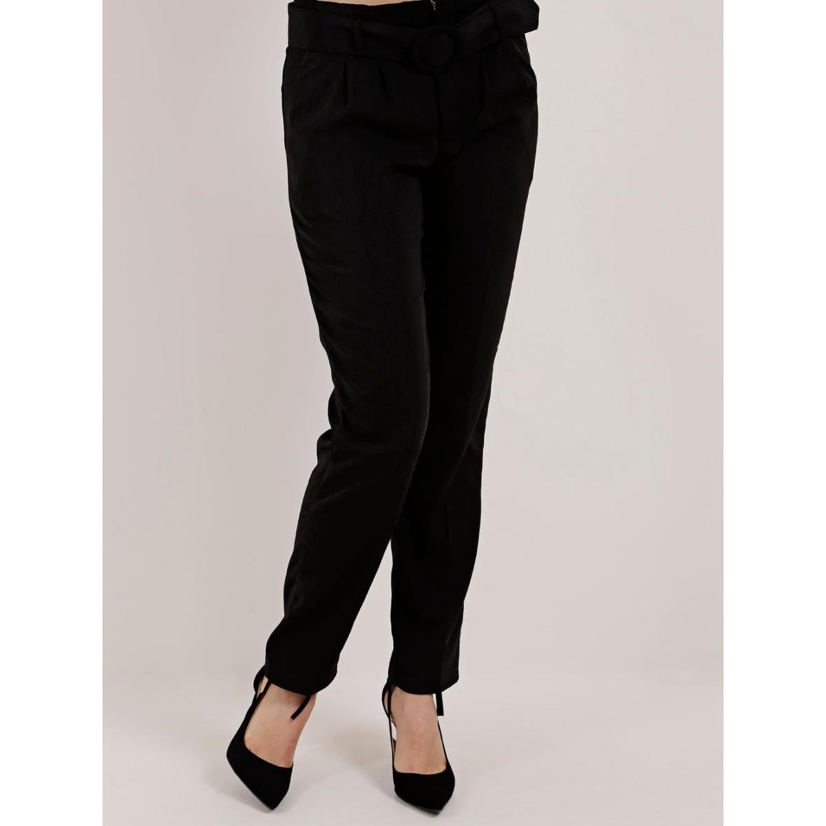 calça feminina alfaiataria preta