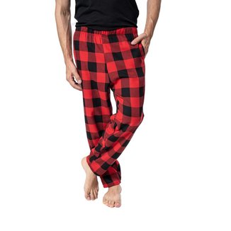 Calça De Dormir Inverno Pijama De Flanela Xadrez Masculino Plus Size
