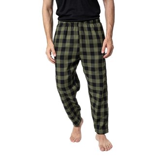Calça De Dormir Inverno Pijama De Flanela Xadrez Masculino Plus Size