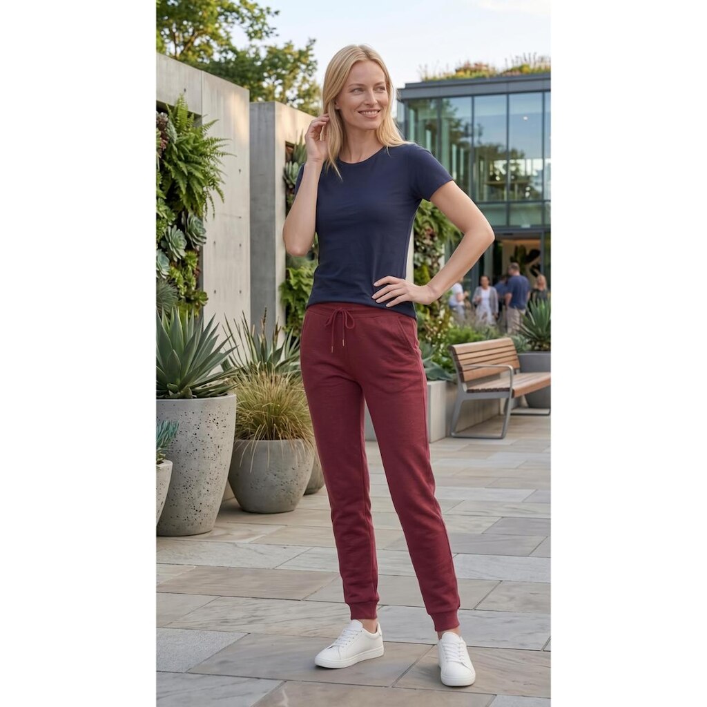 Calça De Moletom Feminina Jogger Confortável Casual Gisele Freitas