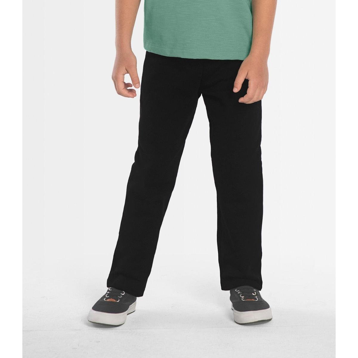Calça de Moletom Infantil Masculina - Preto Menor preço em Calça de Moletom Infantil Masculina - Preto