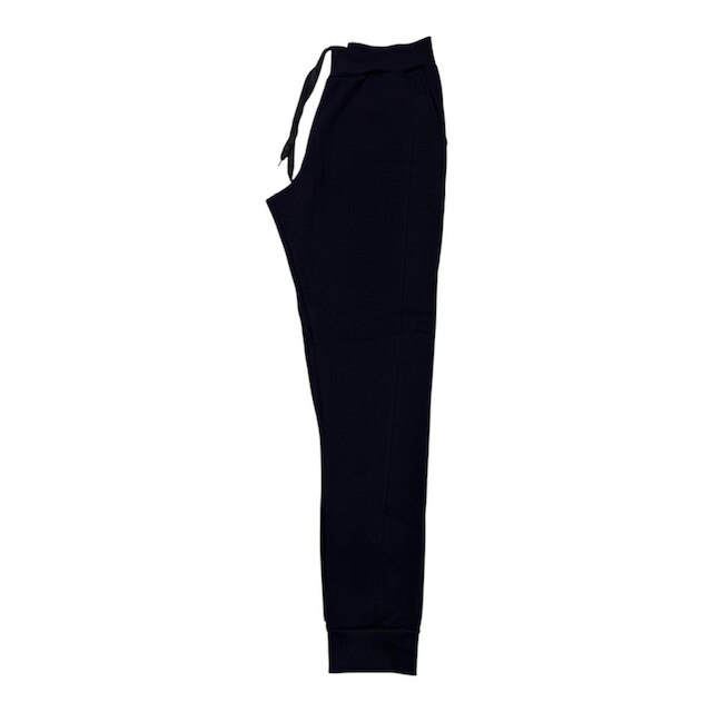 CALÇA DE MOLETOM MASCULINA COM PUNHO NA CINTURA E NA BARRA