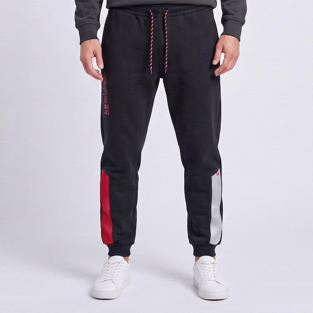 Calça De Moletom Masculina Com Recortes Overcore