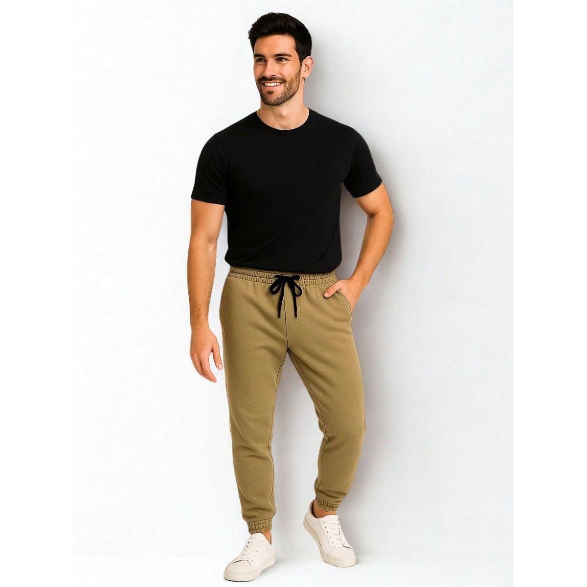 Calca Brohood Jogger Caramelo Compre Online Zattini - Main Image