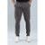Calça de Sarja Masculina Slim Fit Jogger com Elástico - Cinza