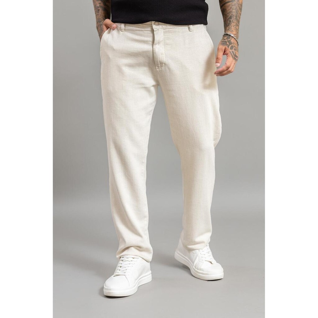 Calça de Sarja Masculina Sport Fino Jeans com Linho Dialogo