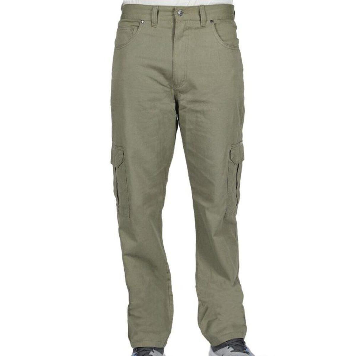 Calça de Sarja R7Jeans Masculina Modelo Cargo 100% Algodão Menor preço em Calça de Sarja R7Jeans Masculina Modelo Cargo 100% Algodão