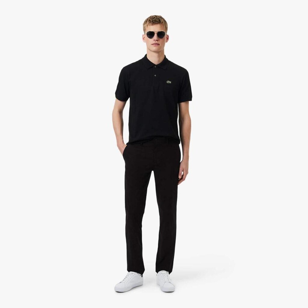 Calça de Sarja Stretch Lacoste Commuter Slim Fit