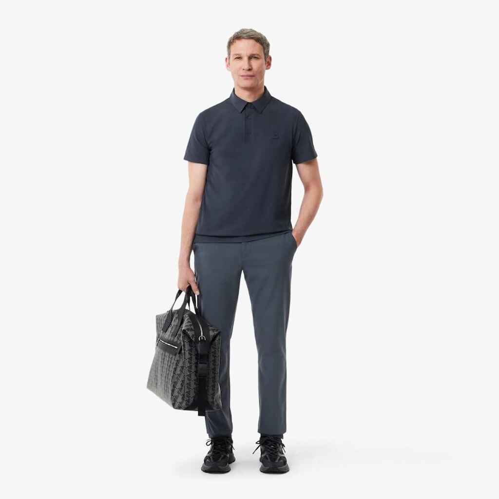 Calça de Sarja Stretch Lacoste Commuter Slim Fit