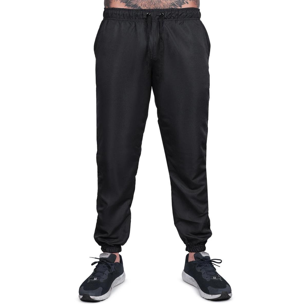 Calça de Tactel Masculina Calças para Treino Com Bolso Menor preço em Calça de Tactel Masculina Calças para Treino Com Bolso