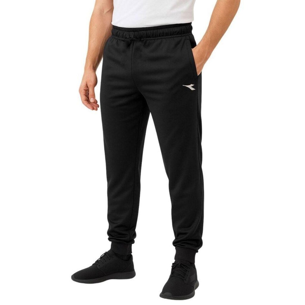 Calça Diadora Small Logo Masculina - Preto GG
