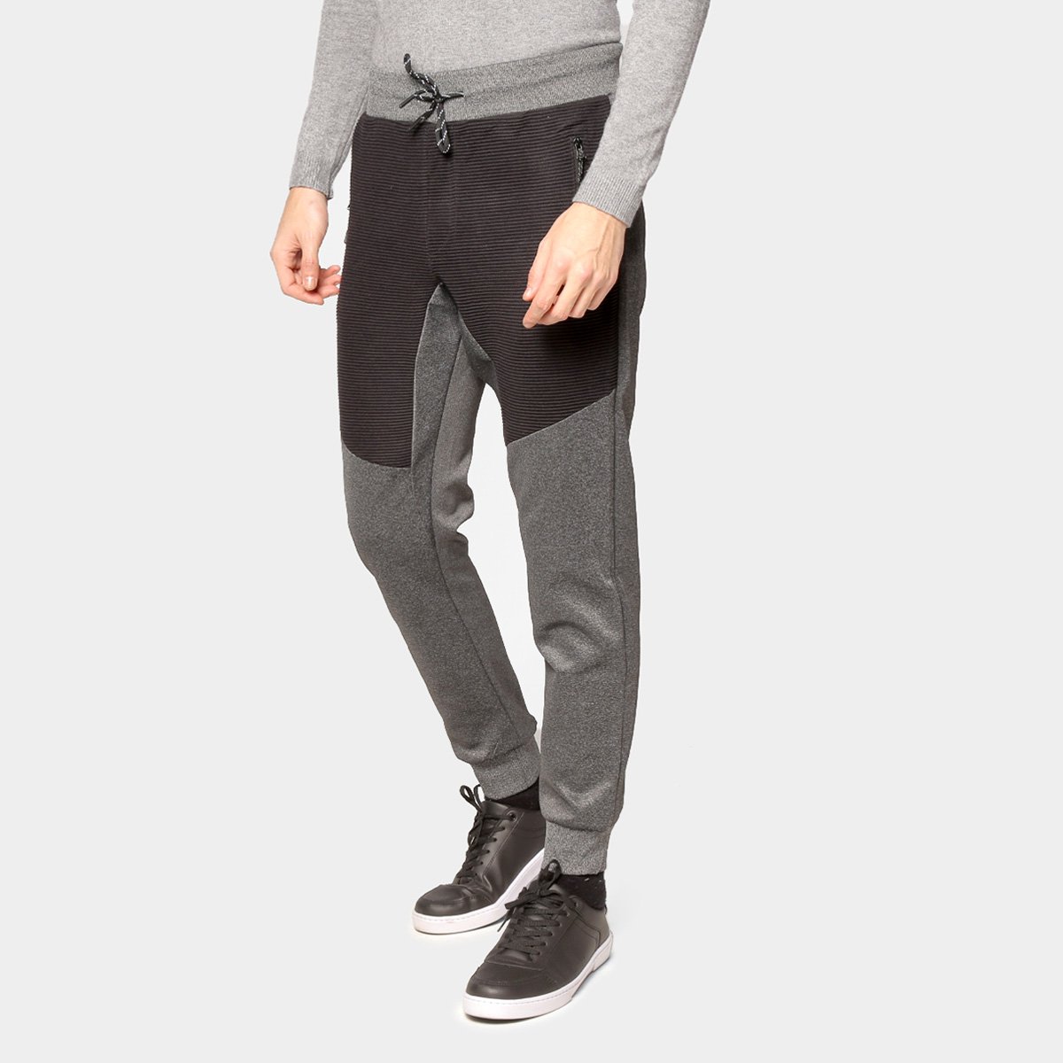 Calça Eagle Rock Jogger Masculina - Mescla Escuro Menor preço em Calça Eagle Rock Jogger Masculina - Mescla Escuro