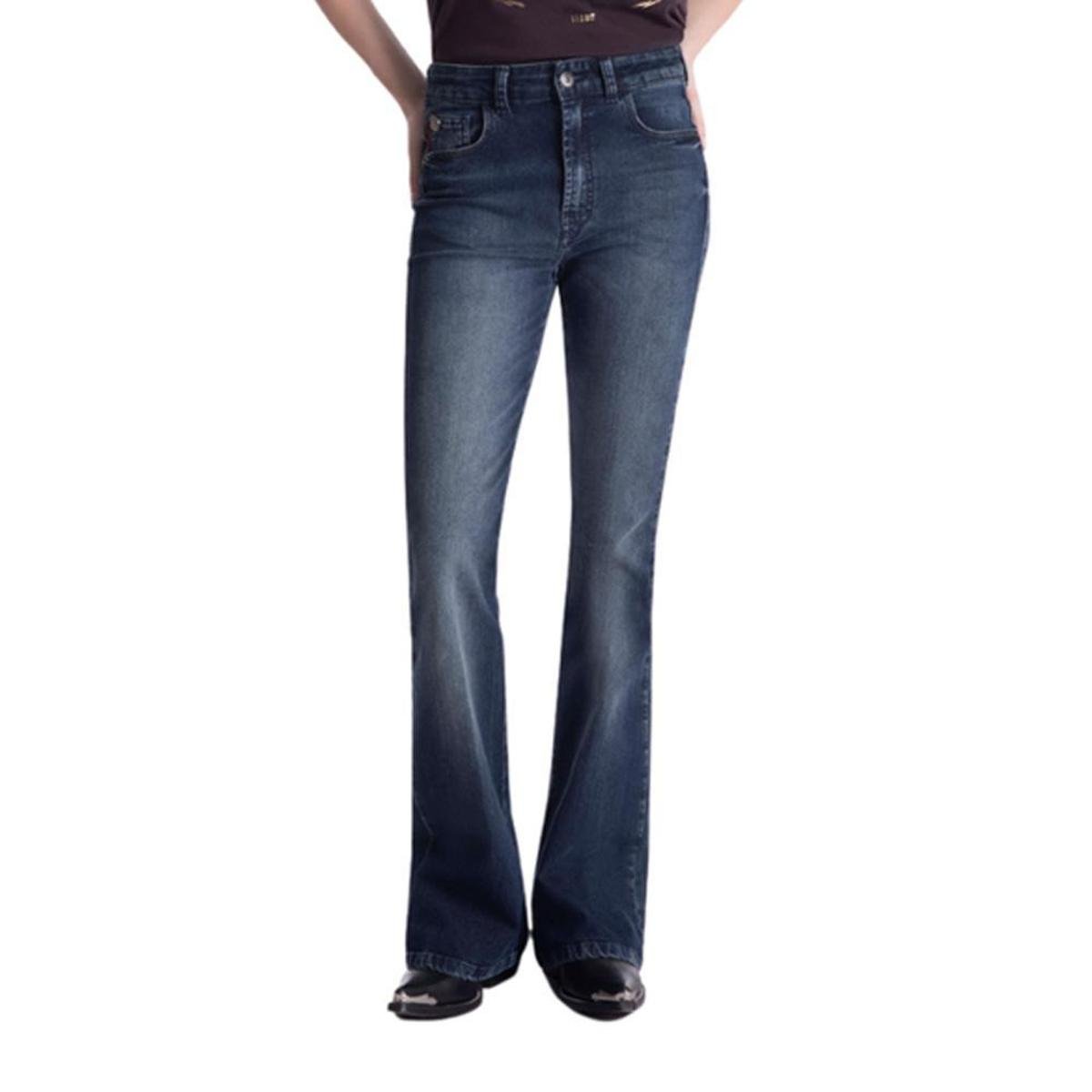 Calça Ellus Feminina Sprouting Gisele Skinny Flare Jeans | Zattini