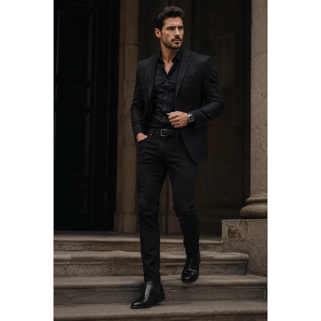 Calça Ellus Skinny Masculina Lavagem Black