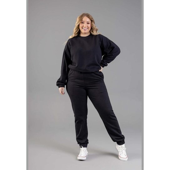 Calça em Moletom Feminino Just Basic