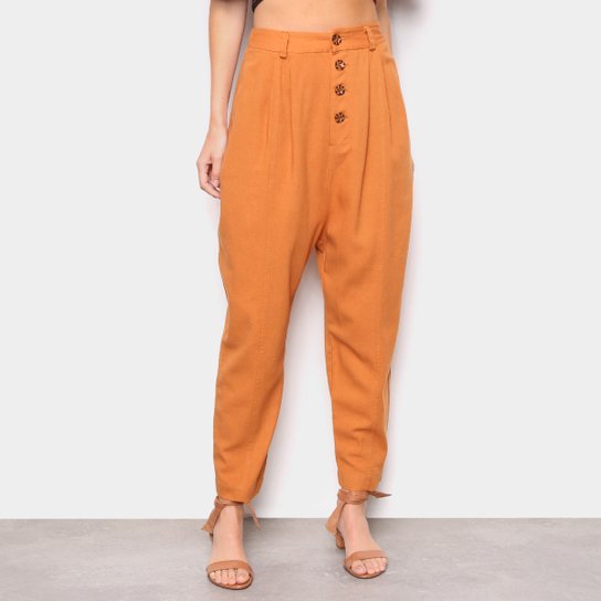 Calça Farm Saruel Cenoura Feminina - Estampado