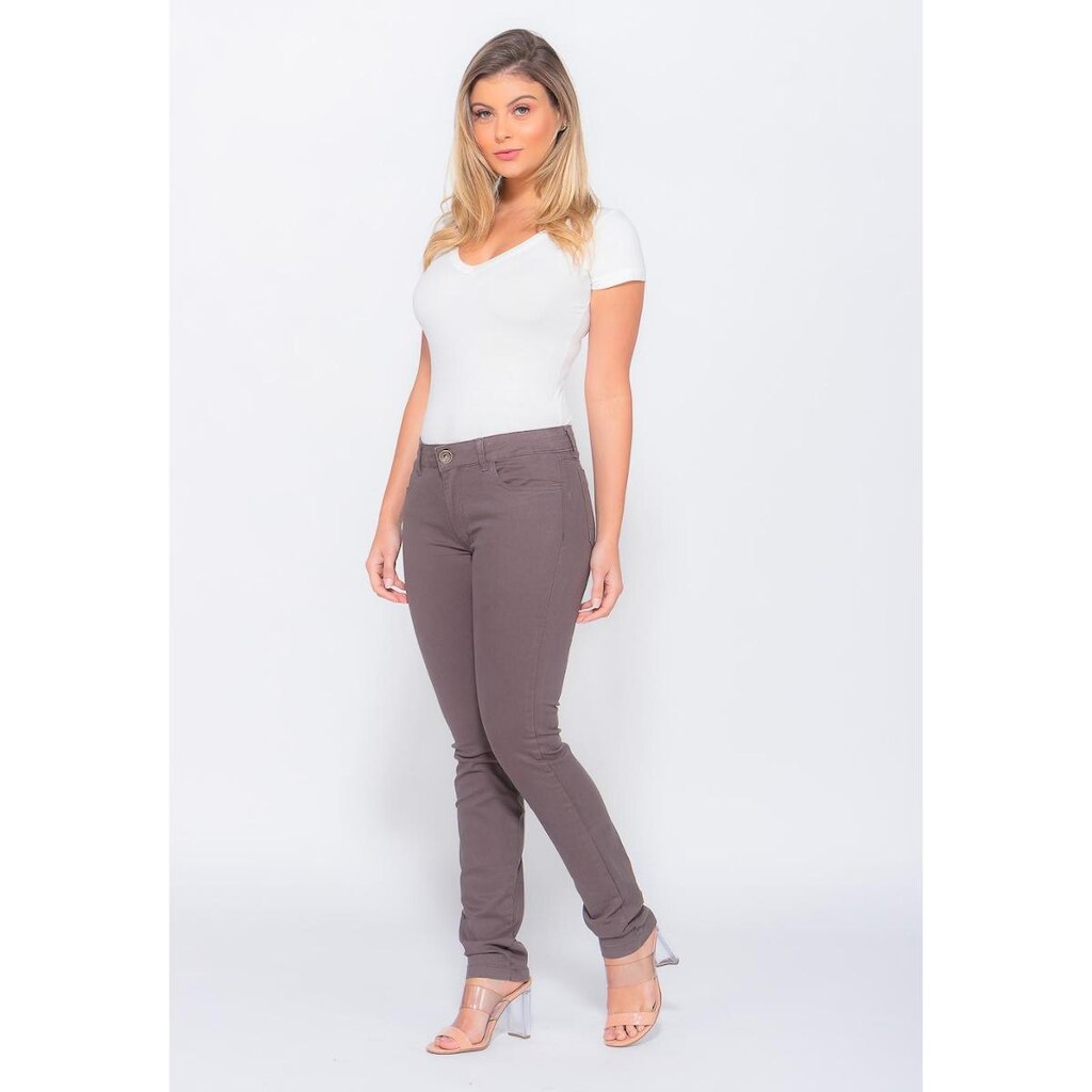 Calça Feminina 7831 Chumbo Skinny Bella Canvas