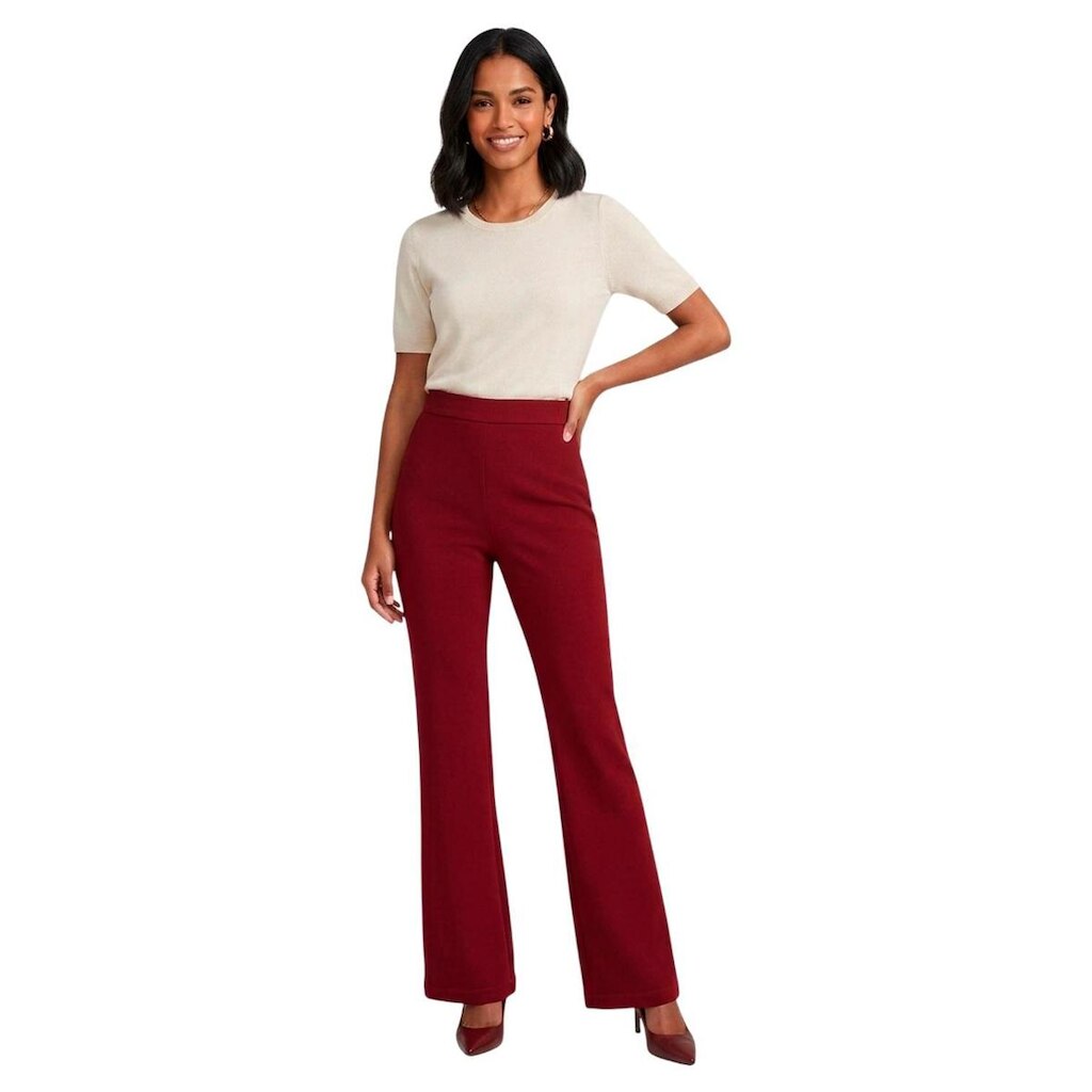 Calça Feminina Bailarina Lunender Em Malha 00622