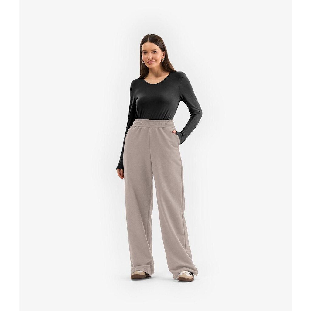 Calça Feminina em Moletom Rovitex Cinza