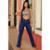 Calça Feminina Flare Jeans Escuro REF 3565V - Azul