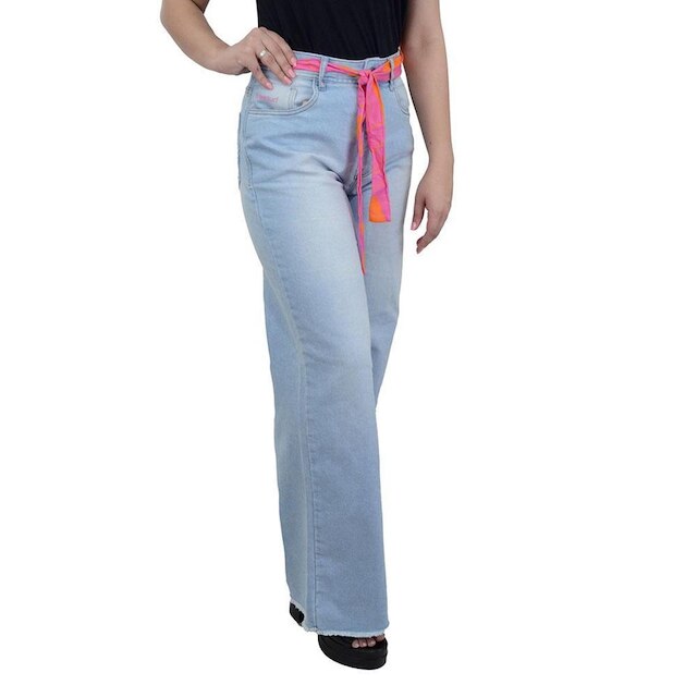 Calça Feminina FreeSurf Jeans Wide Leg Denin - 12080