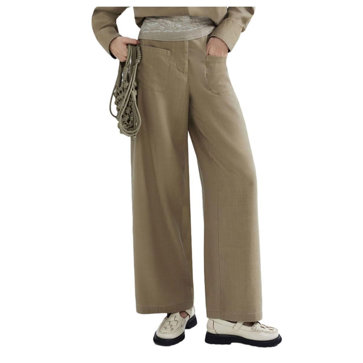 Calça Feminina Hering Pantalona Lonho Bege K5NQ Zattini